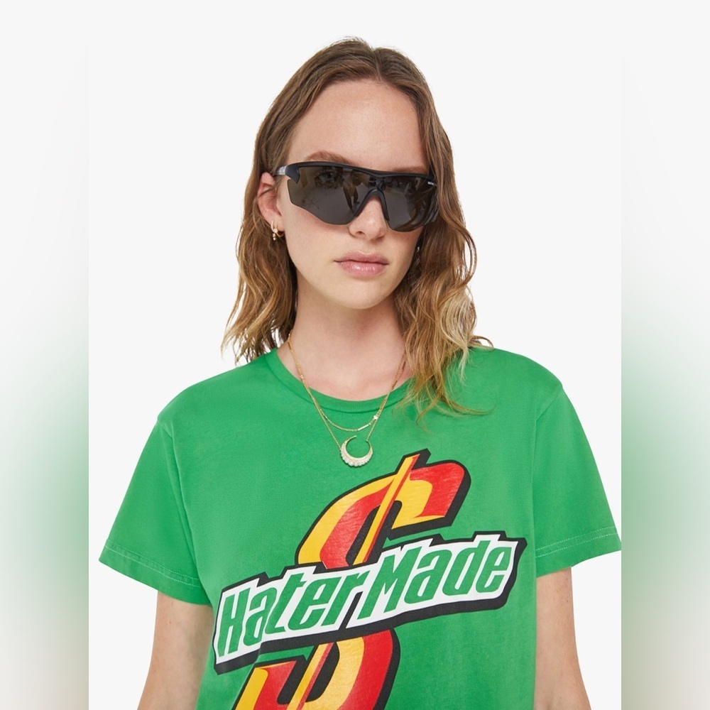MOTHER Hater Made Graphic Tee Green NWT Small